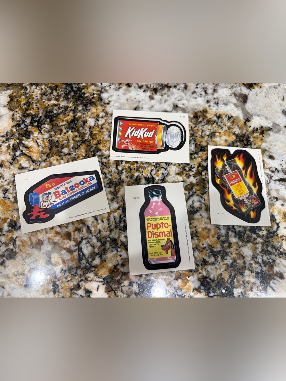 1985 Wacky Packages Stickers (4)